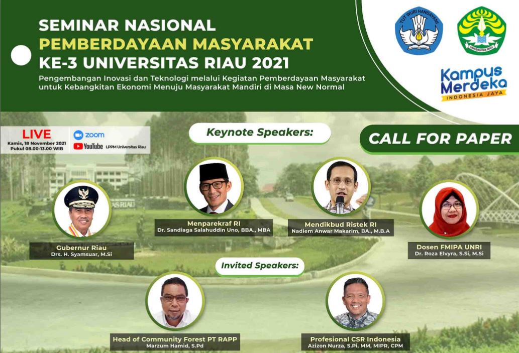 LPPM Selenggarakan Seminar Nasional Pemberdayaan Masyarakat (SNPM) Ke-3 ...